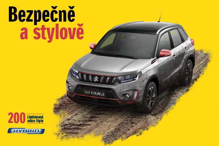 Limitovaná série 200 kusů Vitara Style s&nbsp;designovým paketem zdarma – akce ukončena