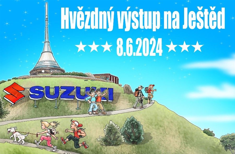 Hvězdný výstup na Ještěd se Suzuki